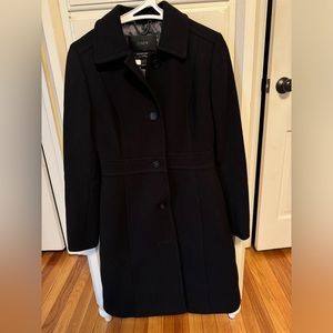 J. Crew New Lady day coat. Size 0 Black